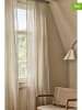 Jotex 2-delige set: gordijnen "Layer" beige