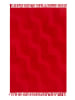 Jotex Baumwoll-Teppich "Waving" in Rot