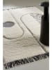 Jotex Hochflor-Teppich "Kai" in Creme/ Schwarz