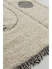 Jotex Hochflor-Teppich "Kai" in Creme/ Schwarz