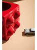 Jotex Vase "Boo" in Rot - (B)15 x (H)15 cm