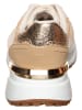 Sixth Sens Sneakers in Beige/ Gold