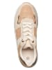 Sixth Sens Sneakers in Beige/ Gold