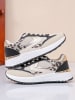 Sixth Sens Sneakersy w kolorze beżowo-czarnym