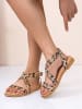 Sixth Sens Sandalen beige/bruin