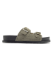 Sixth Sens Pantoletten in Khaki