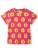 Småfolk Shirt "Äpfel" in Pink/ Gelb