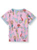 Småfolk Shirt "Meerjungfrauen und Delfine" lichtroze/meerkleurig