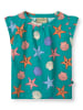 Småfolk Shirt "Seesterne" turquoise/meerkleurig
