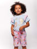 Småfolk Shorts "Meerjungfrauen und Delfine" in Rosa/ Bunt