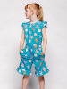 Småfolk Short "Seesterne" turquoise/meerkleurig