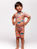 Småfolk Zwemshirt "Fisch" oranje/meerkleurig