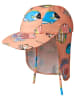 Småfolk Pet met nekbescherming "Fisch" oranje/meerkleurig