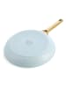 GREENPAN 2er-Set: Bratpfannen in Hellblau/ Beige