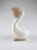 AM Design Deco figuur "Pelikaan" wit/lichtbruin - (B)10 x (H)19 cm