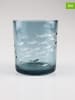 AM Design 2er-Set: Windlichter "Fisch" in Blau - (H)10 x Ø 9 cm