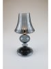 AM Design LED-Windlicht in Grau - (H)22 x Ø 11 cm