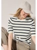 Cecil Shirt crème/donkerblauw