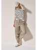 Cecil Shirt in Creme/ Dunkelblau