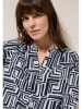 Cecil Bluse in Weiß/ Dunkelblau