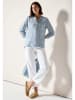Cecil Bluse in Hellblau/ Weiß
