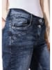 Cecil Jeans-Caprihose in Dunkelblau
