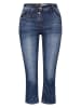 Cecil Jeans-Caprihose in Dunkelblau
