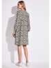 Street One Kleid in Creme/ Schwarz