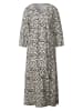 Street One Kleid in Beige/ Schwarz