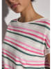 Street One Shirt in Weiß/ Pink/ Grün