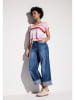 Street One Shirt in Weiß/ Rot/ Pink