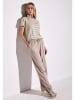 Street One Shirt in Beige/ Weiß