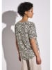Street One Bluse in Beige/ Schwarz