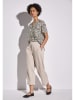 Street One Bluse in Beige/ Schwarz