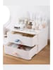 Violeta Home Make-Up-Organizer in Weiß - (B)21 x (H)16,5 x (T)21 cm