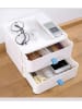 Violeta Home Make-Up-Organizer in Weiß - (B)21 x (H)16,5 x (T)21 cm