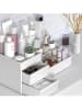 Violeta Home Organizer w kolorze białym na przybory do makijażu - 28 x 17 x 13 cm