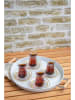 Violeta Home 3-delige set: dienbladen wit/lichtbruin
