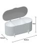 Violeta Home Organizery (4 szt.) w kolorze jasnoróżowym - 24,5 x 9 x 10,5 cm