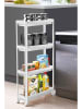 Violeta Home Trolley wit - (B)54 x (H)101 x (D)5,5 cm