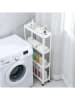 Violeta Home Rollregal in Weiß - (B)54 x (H)101 x (T)5,5 cm