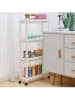Violeta Home Rollregal in Weiß - (B)54 x (H)101 x (T)5,5 cm
