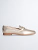Liu Jo Leren mocassins goudkleurig