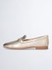 Liu Jo Leder-Mokassins in Gold