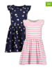Blue Seven 2er Set: Kleider in Dunkelblau/ Rosa