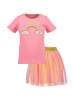 Blue Seven 2tlg. Outfit in Pink/ Bunt