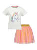 Blue Seven 2-delige outfit wit/meerkleurig