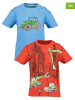 Blue Seven 2er Set: Shirts in Rot/ Blau