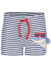 Blue Seven Badehose in Weiß/ Dunkelblau