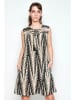 H.H.G. Kleid in Creme/ Schwarz